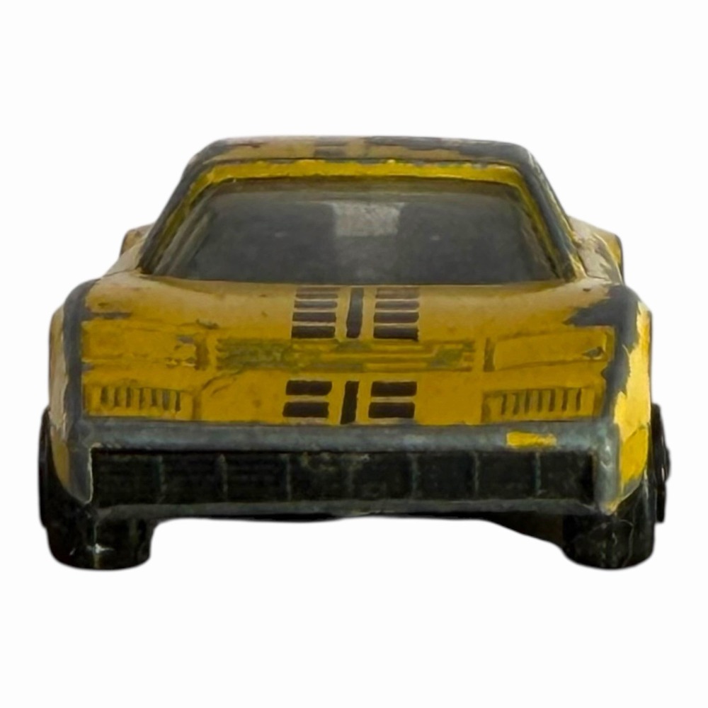1:64 Zylmex Zee Toys D70 Ferrari 365 GT Berlinetta Boxer‎ Yellow Black Interior - Picture 10 of 13